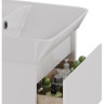 Тумба LEMARK COMBI 60 см под раковину, подвесная/напольная, 2 ящика, белый глянец LM03C60T